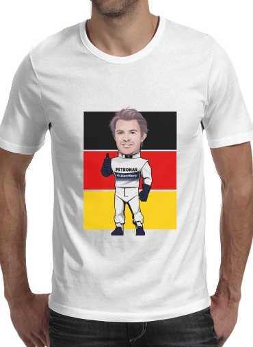 T-Shirt Manche courte cold rond MiniRacers: Nico Rosberg - Mercedes Formula One Team