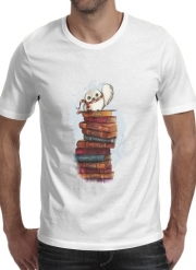 T-Shirt Manche courte cold rond Owl and Books