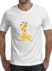 T-Shirt Manche courte cold rond Pluto watercolor art