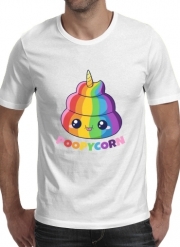 T-Shirt Manche courte cold rond Poopycorn Caca Licorne