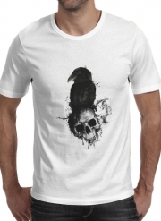 T-Shirt Manche courte cold rond Raven and Skull