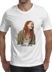 T-Shirt Manche courte cold rond Sadie Sink collage
