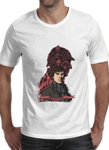 T-Shirt Manche courte cold rond Sherlock Holmes