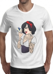 T-Shirt Manche courte cold rond Snow White Tattoo Bird