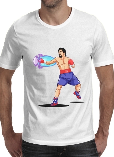 T-Shirt Manche courte cold rond Street Pacman Fighter Pacquiao