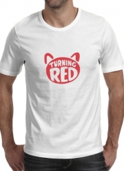 T-Shirt Manche courte cold rond Alerte rouge panda roux