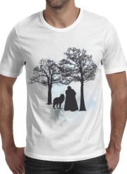 T-Shirt Manche courte cold rond Wolf Snow