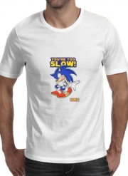 T-Shirt Manche courte cold rond You're Too Slow - Sonic