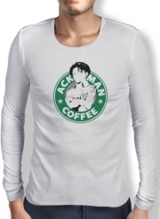 T-Shirt homme manche longue Ackerman Coffee
