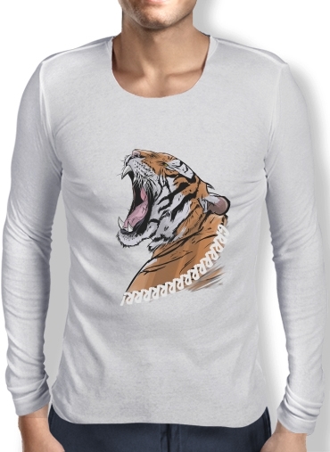 T-Shirt homme manche longue Animals Collection: Tiger 