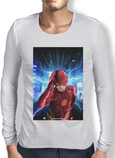 T-Shirt homme manche longue At the speed of light