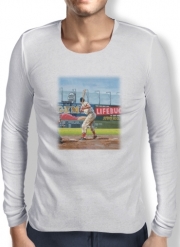 T-Shirt homme manche longue Baseball Painting