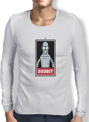 T-Shirt homme manche longue Bender Disobey