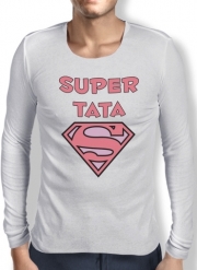 T-Shirt homme manche longue Cadeau pour une Super Tata