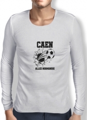 T-Shirt homme manche longue Caen Maillot Football