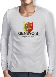T-Shirt homme manche longue Canton de Genève