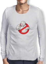 T-Shirt homme manche longue Casper x ghostbuster mashup