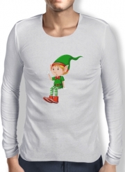 T-Shirt homme manche longue Christmas Elfe