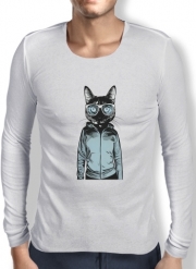 T-Shirt homme manche longue Cool Cat