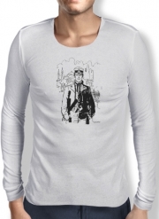 T-Shirt homme manche longue Corto Maltes Fan Art