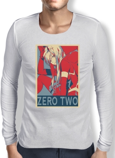 T-Shirt homme manche longue Darling Zero Two Propaganda