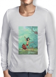 T-Shirt homme manche longue Disney Hangover Mowgli Timon and Pumbaa 