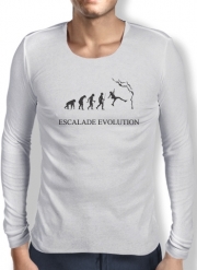 T-Shirt homme manche longue Escalade evolution