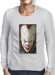 T-Shirt homme manche longue Evil Clown 