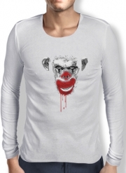 T-Shirt homme manche longue Evil Monkey Clown
