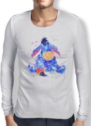T-Shirt homme manche longue Bourriquet Water color style