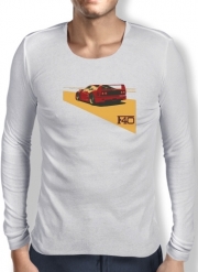 T-Shirt homme manche longue Ferrari F40 Art Fan