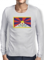 T-Shirt homme manche longue Flag Of Tibet