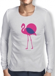 T-Shirt homme manche longue FlamingoPOP