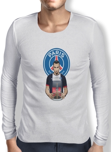 T-Shirt homme manche longue Football Stars: Zlataneur Paris