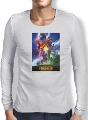 T-Shirt homme manche longue Fortnite Skin Omega Infinity War