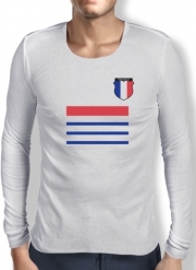 T-Shirt homme manche longue France 2018 Champion Du Monde Maillot