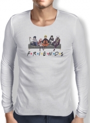 T-Shirt homme manche longue Friends parodie Naruto manga