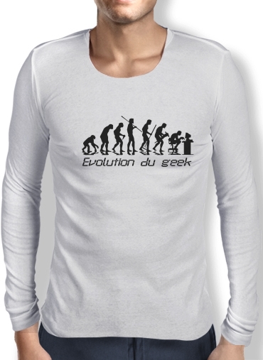 T-Shirt homme manche longue Geek Evolution