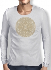 T-Shirt homme manche longue Geometric Bohemian Mandala