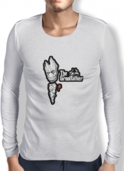 T-Shirt homme manche longue GrootFather is Groot x GodFather