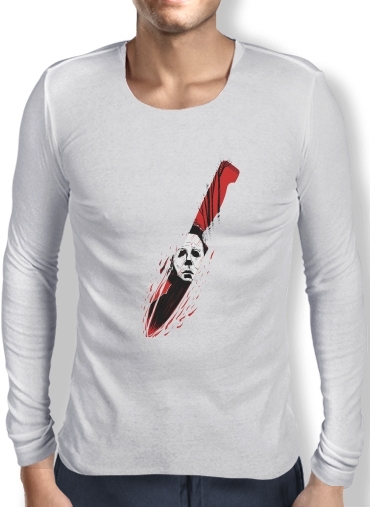 T-Shirt homme manche longue Hell-O-Ween Myers knife