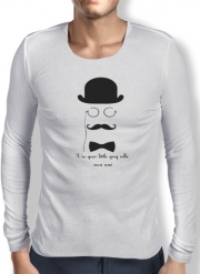 T-Shirt homme manche longue Hercules Poirot Quotes