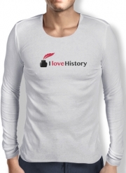 T-Shirt homme manche longue I love History
