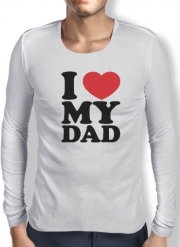 T-Shirt homme manche longue I love my DAD