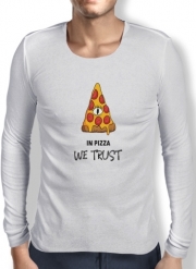 T-Shirt homme manche longue iN Pizza we Trust