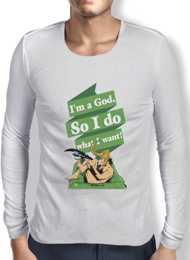 T-Shirt homme manche longue In the privacy of: Loki