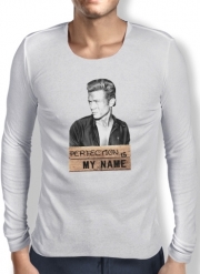 T-Shirt homme manche longue James Dean Perfection is my name