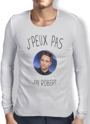 T-Shirt homme manche longue Je peux pas jai Robert Pattinson