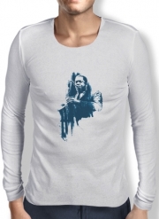 T-Shirt homme manche longue John Coltrane Jazz Art Tribute