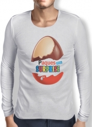 T-Shirt homme manche longue Joyeuses Paques Inspired by Kinder Surprise